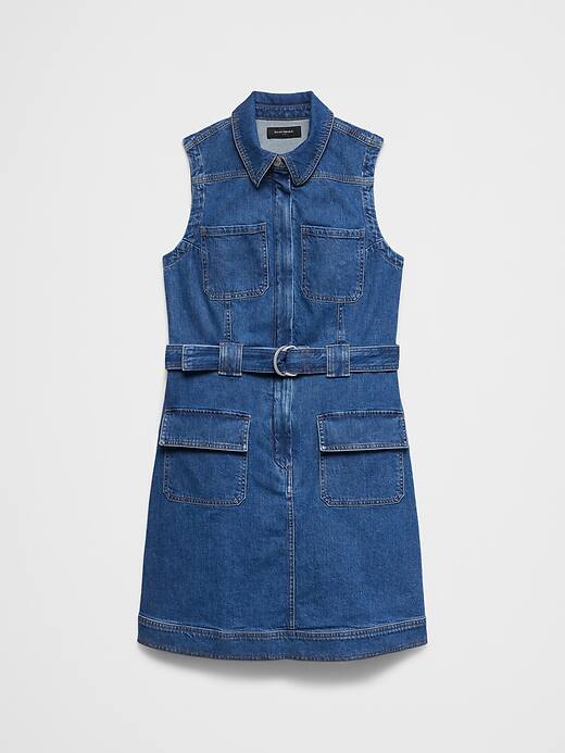 let me be denim patchwork shirt dress NWT Anthropologie Let Me Be Denim Patchwork Shirt Dress Duster Blue Motif  Xxs