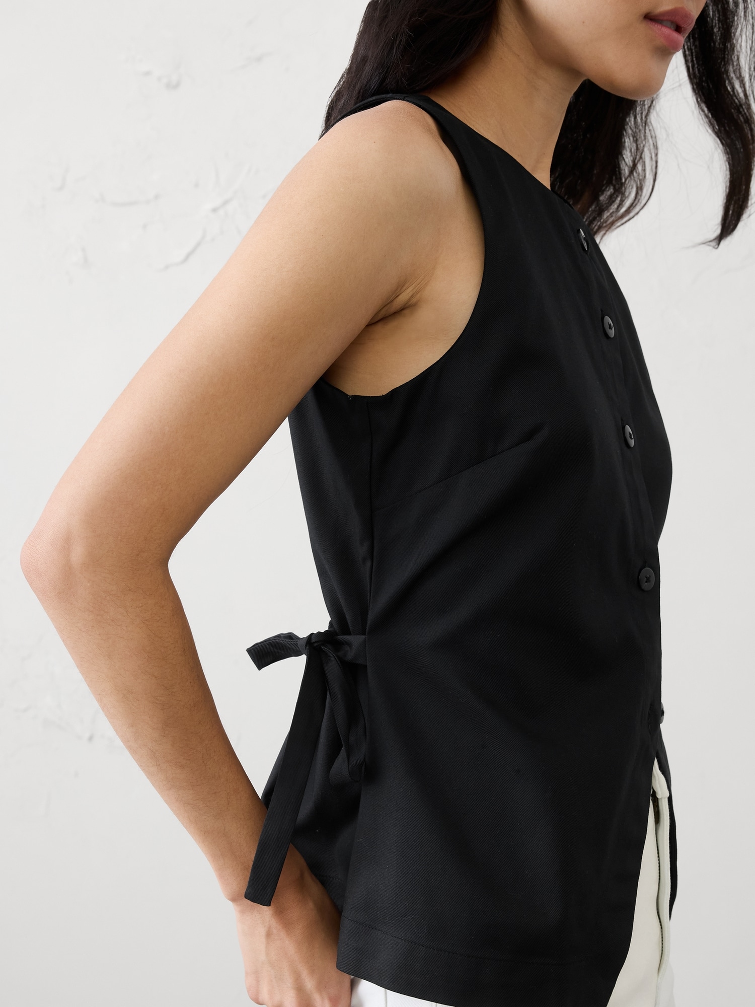 Image number 3 showing, Side-Tie Vest