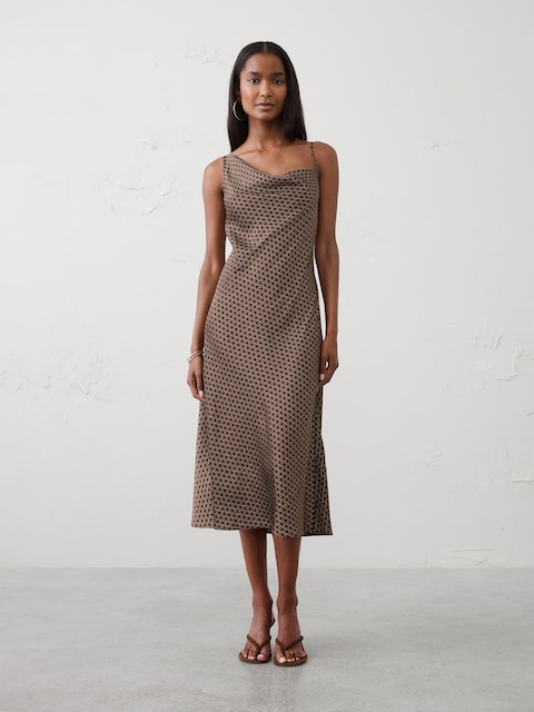 Satin Midi Dress