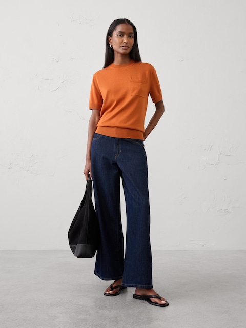 Forever Pocket Sweater T-Shirt