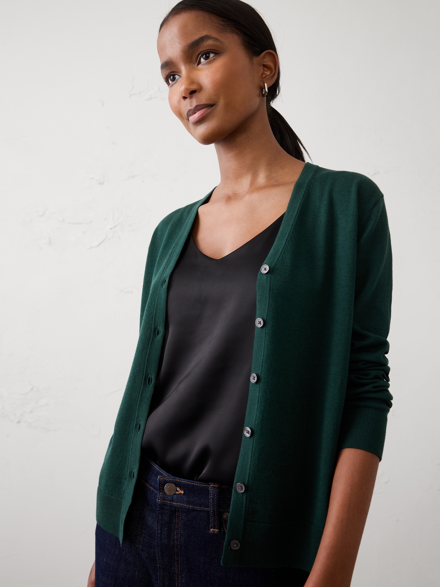 Image number 3 showing, Forever V-Neck Cardigan Sweater