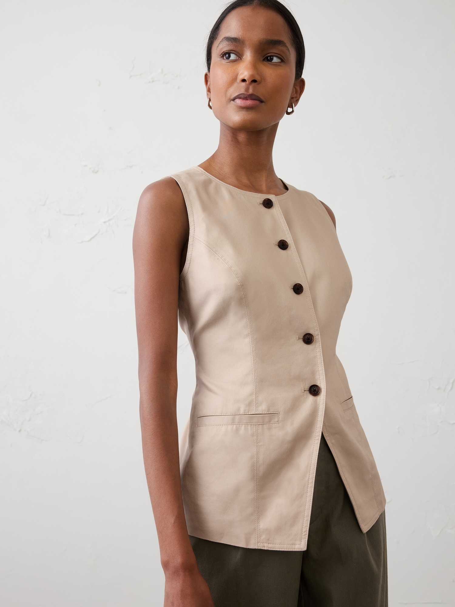 Image number 3 showing, Long Vest