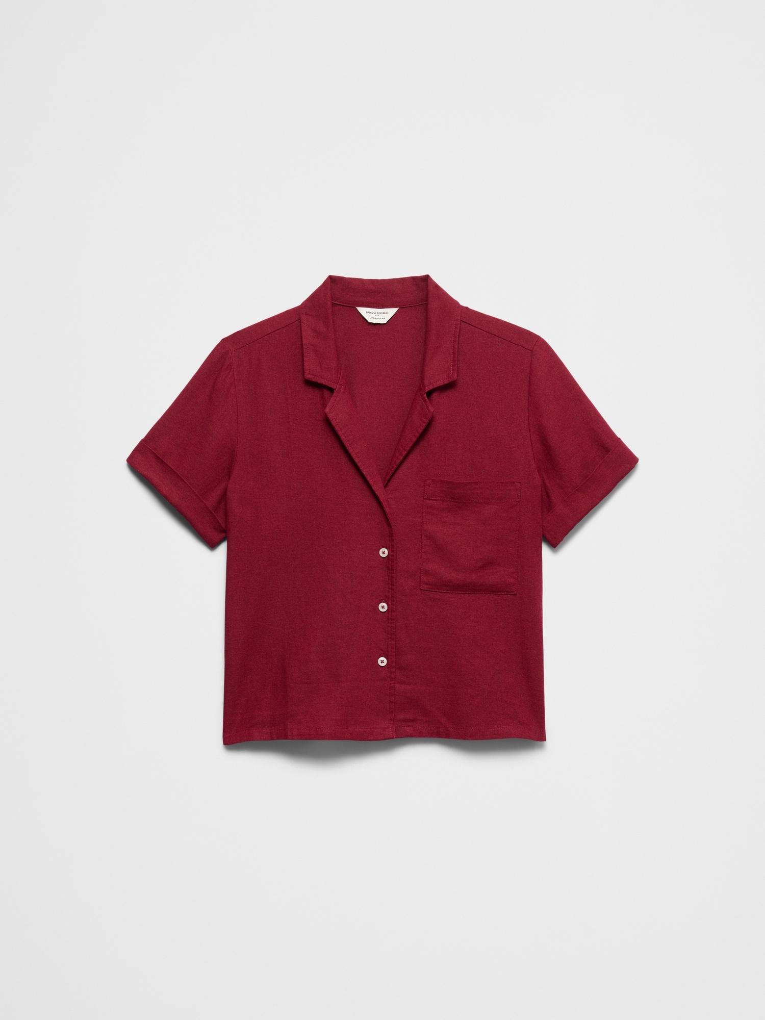 Image number 4 showing, Linen-Blend Shirt