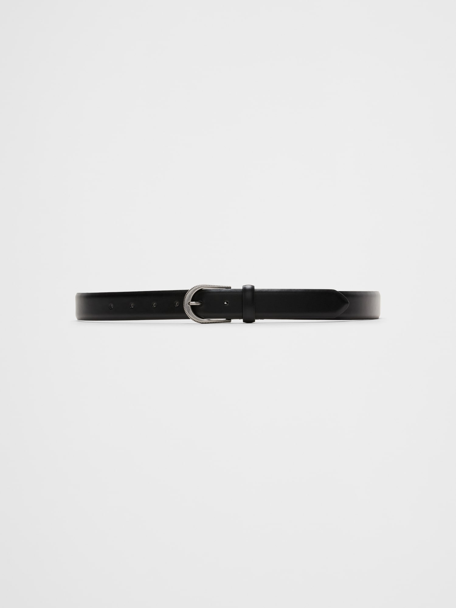 Image number 1 showing, Vegan Western Detail Buckle Belt