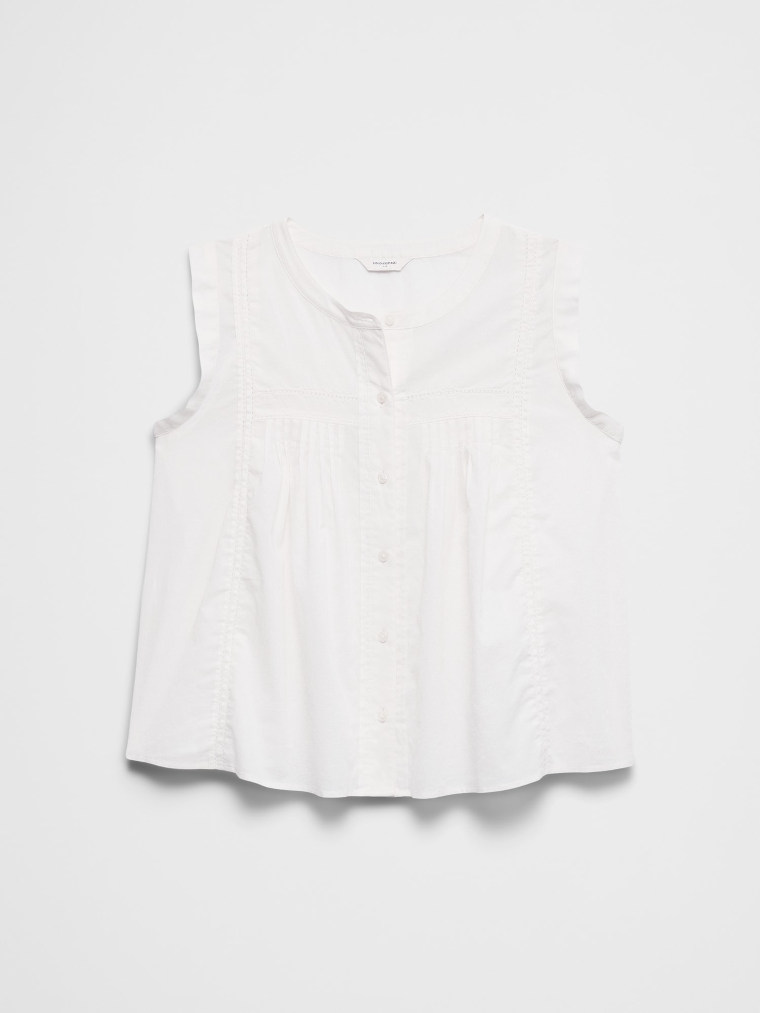 Image number 4 showing, Picot High-Neck Top