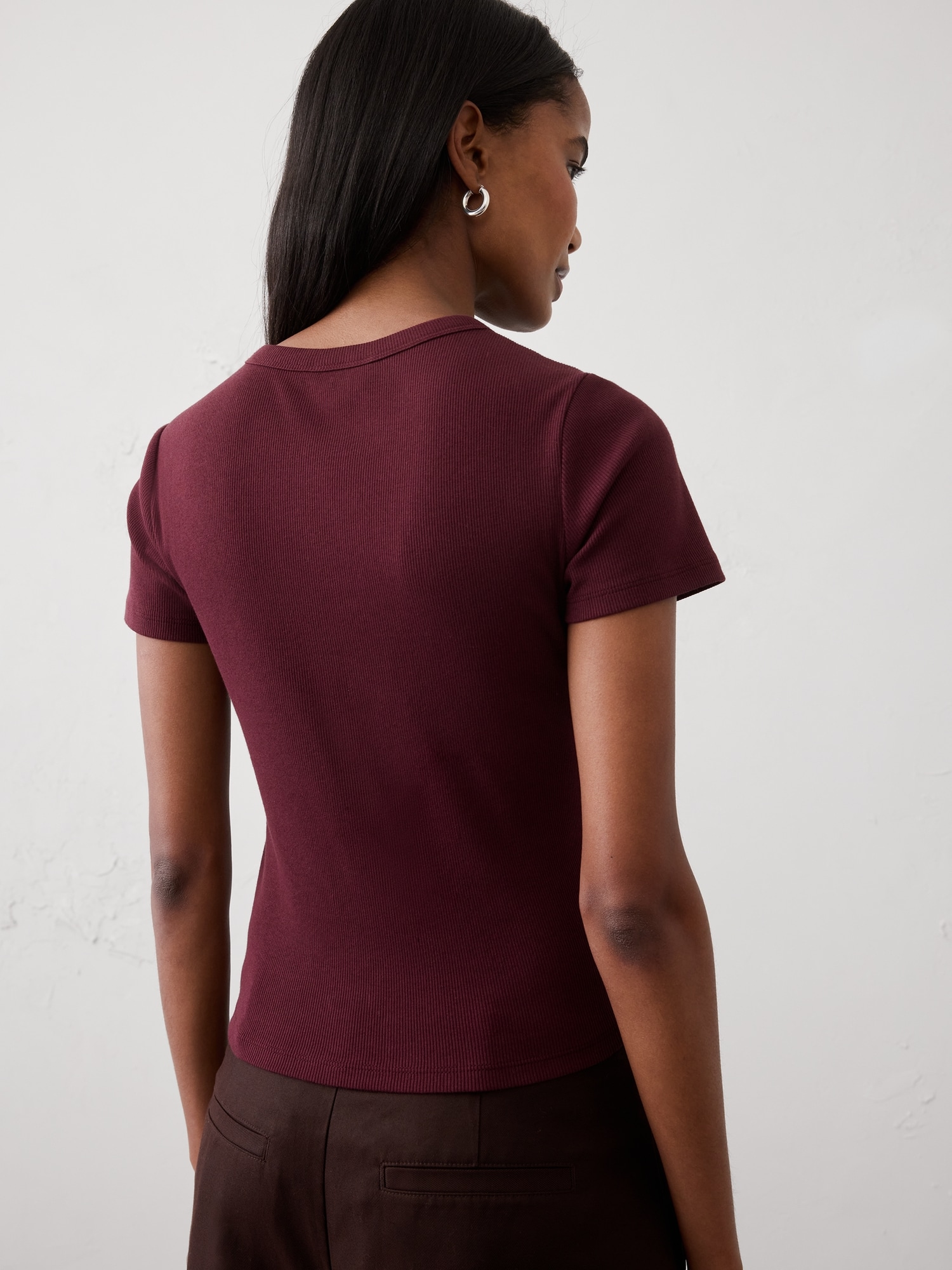 Image number 2 showing, Ribbed T-Shirt