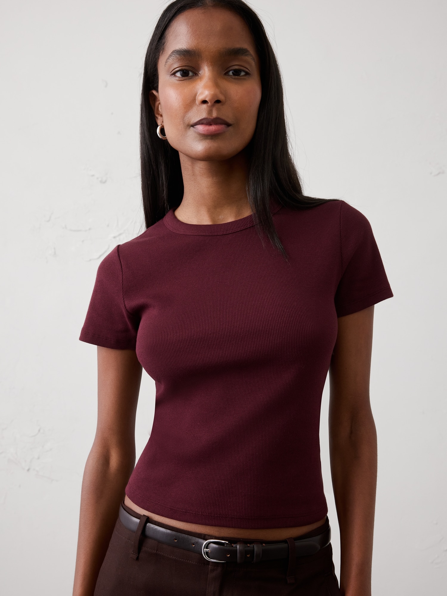 Image number 3 showing, Ribbed T-Shirt