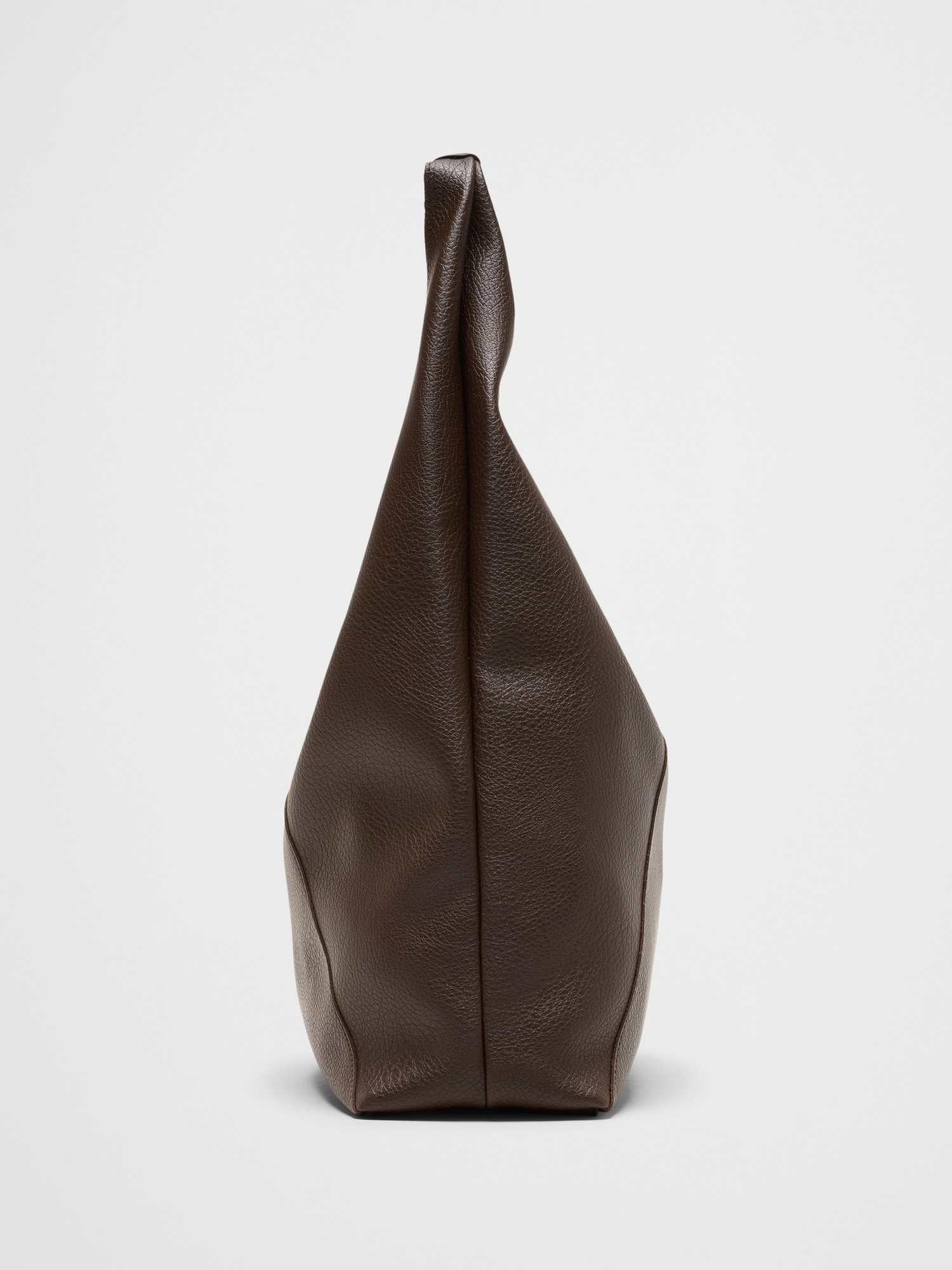 Image number 2 showing, Vegan Leather Slouchy Tote