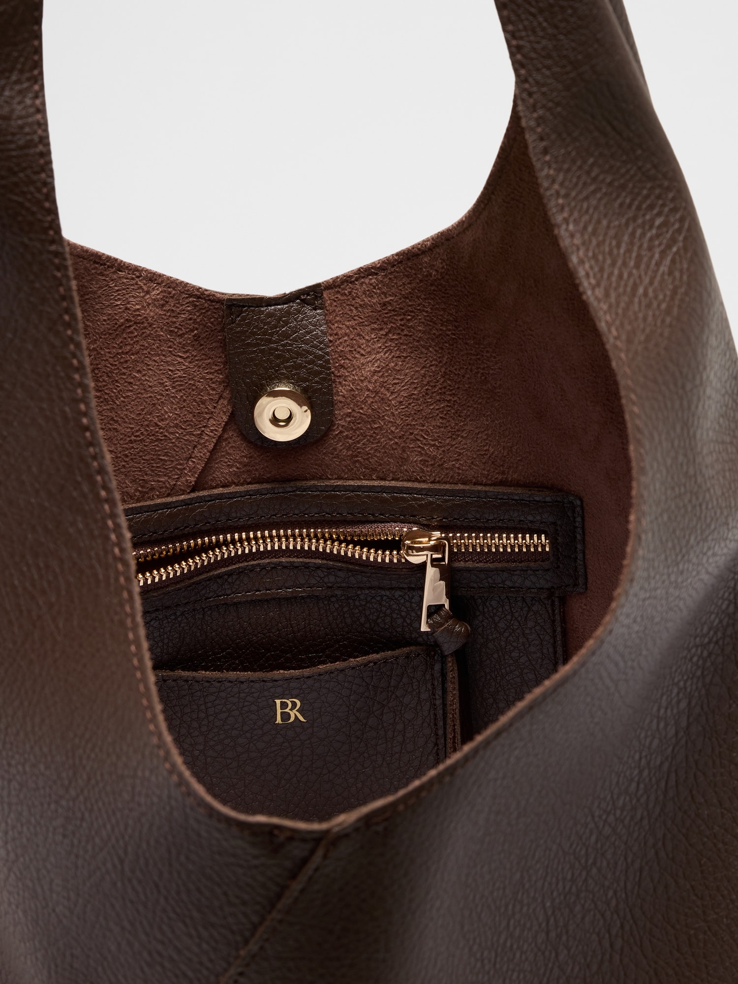 Image number 5 showing, Vegan Leather Slouchy Tote