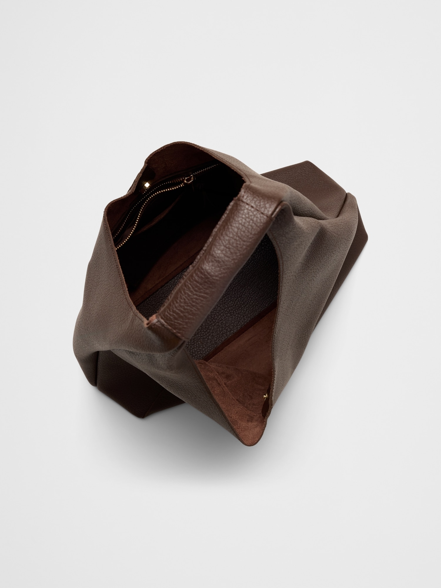 Image number 4 showing, Vegan Leather Slouchy Tote