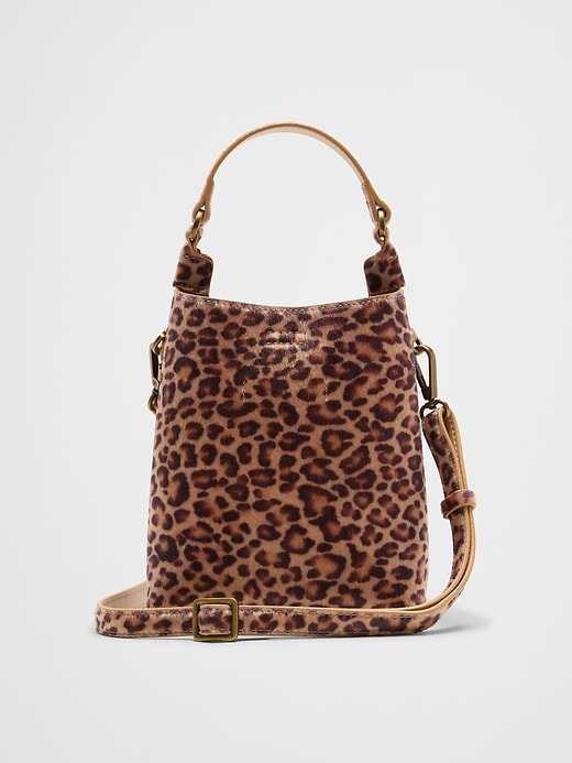 Vegan Leather Micro Mini Bucket Crossbody Bag | Banana Republic