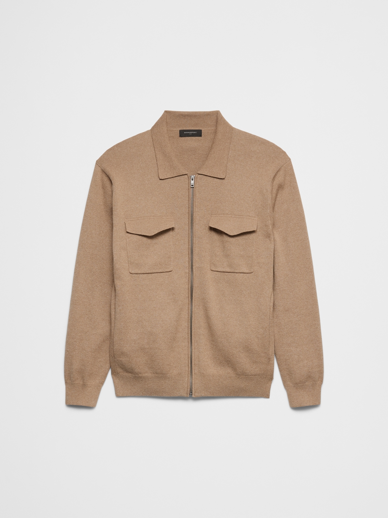 Image number 4 showing, Chest-Pocket Zip Sweater Jacket