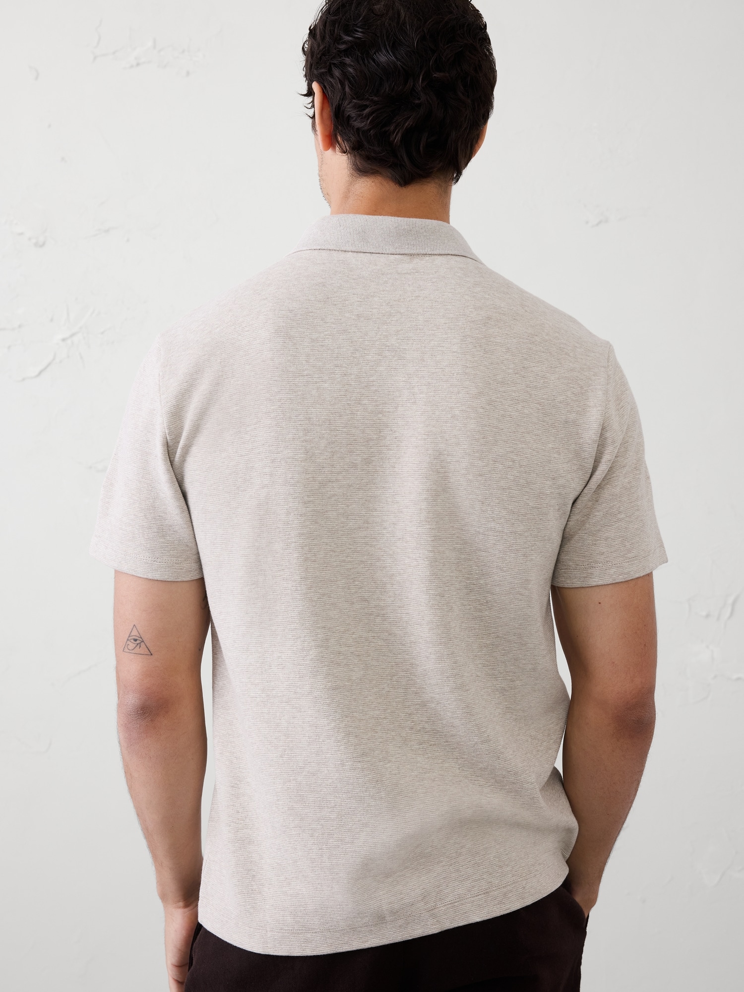 Image number 2 showing, Standard-Fit Johnny-Collar Polo