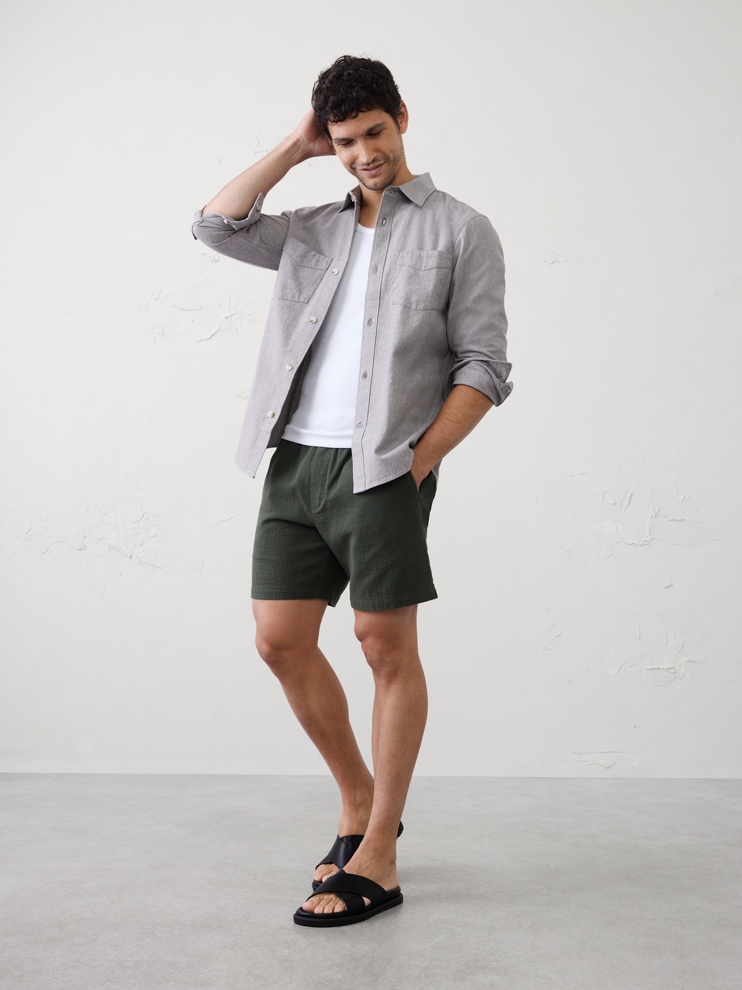 Image number 1 showing, Standard-Fit Textured Shirt