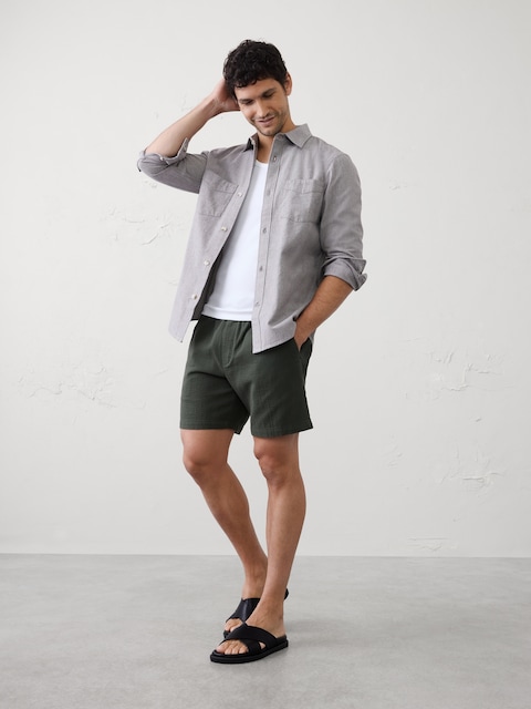 Standard-Fit Textured Shirt