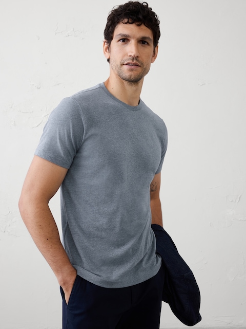 Standard-Fit Premium Wash Crew-Neck T-Shirt