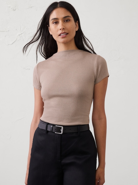 Soft Luxe Ribbed T-Shirt