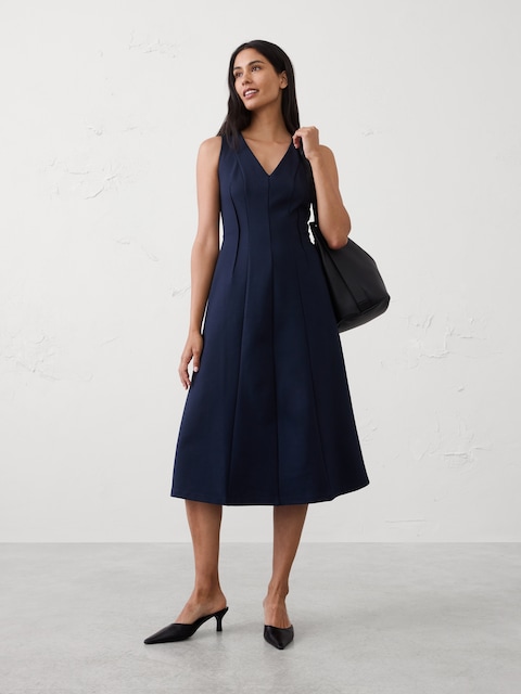Ponte Midi Dress