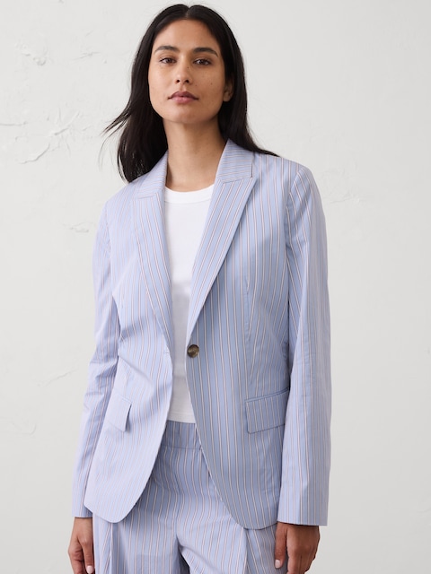 Poplin Blazer