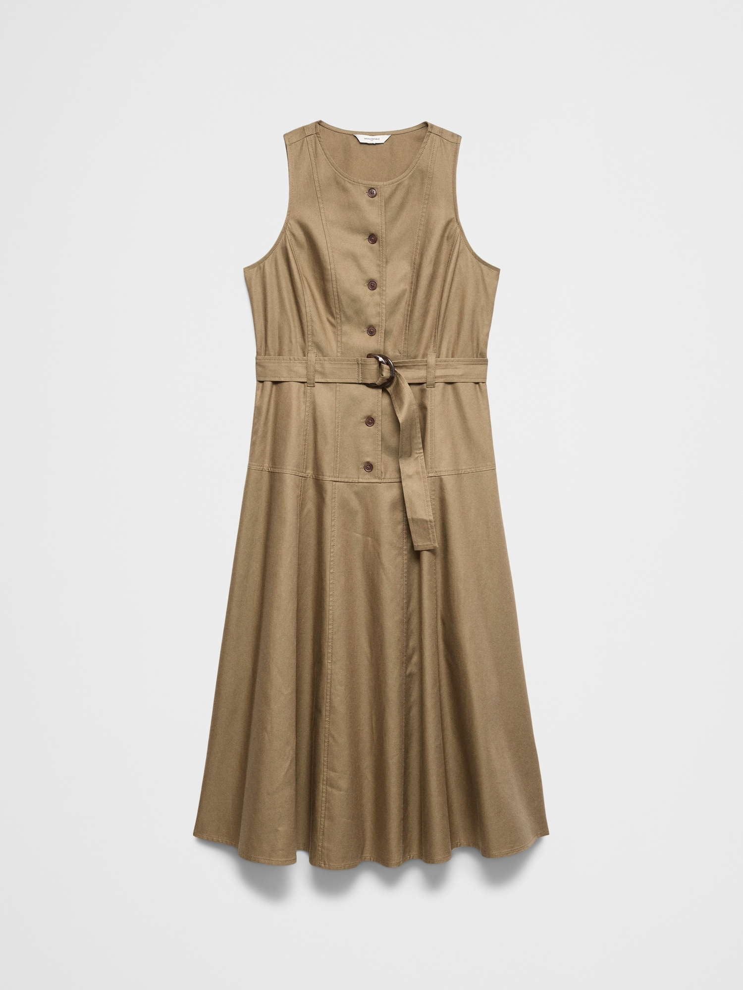 Image number 4 showing, Painters Twill Midi Dress