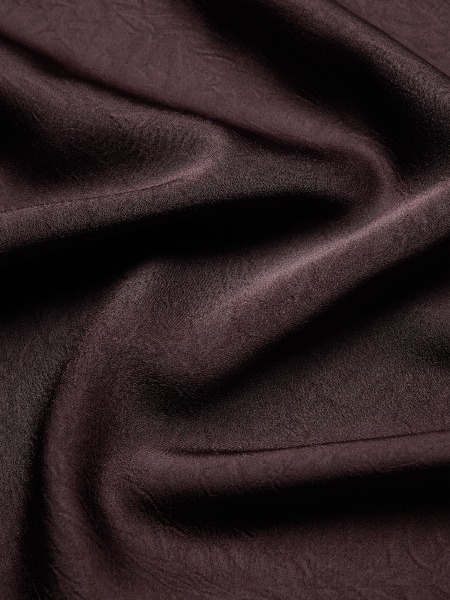 Image number 5 showing, Crushed Satin Midi Slip Skirt