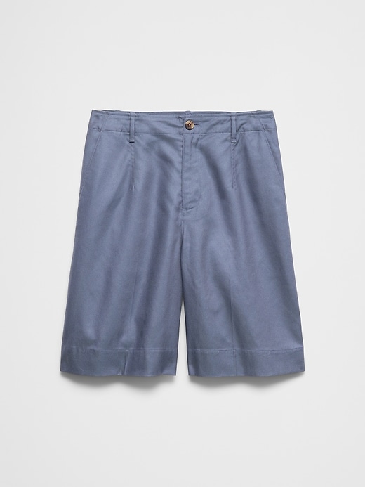 High-Rise Twill Bermuda Short | Banana Republic Factory