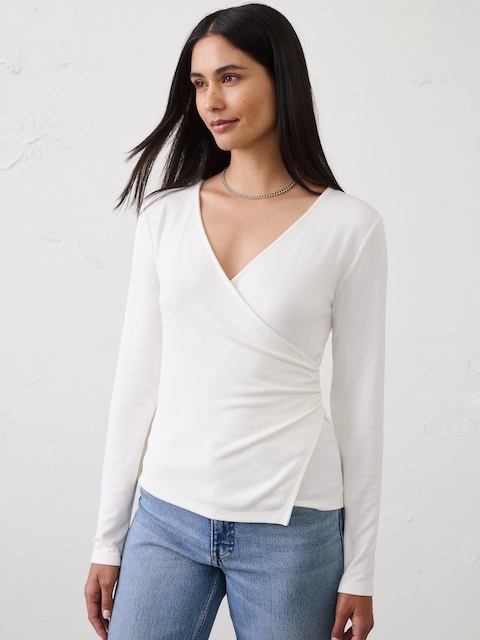 Soft Luxe Wrap Top