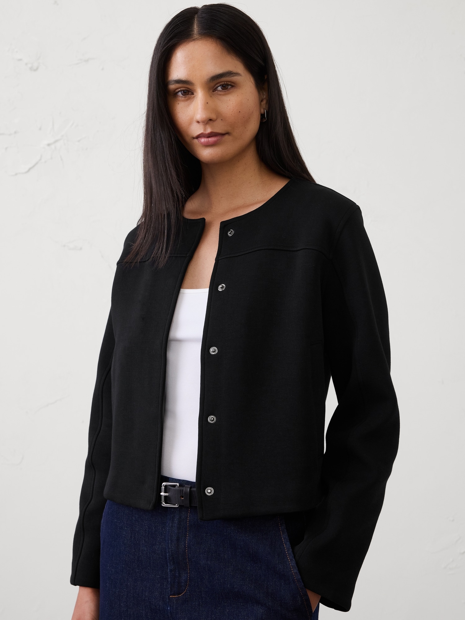 Image number 3 showing, Weekender Cropped Cocoon Jacket