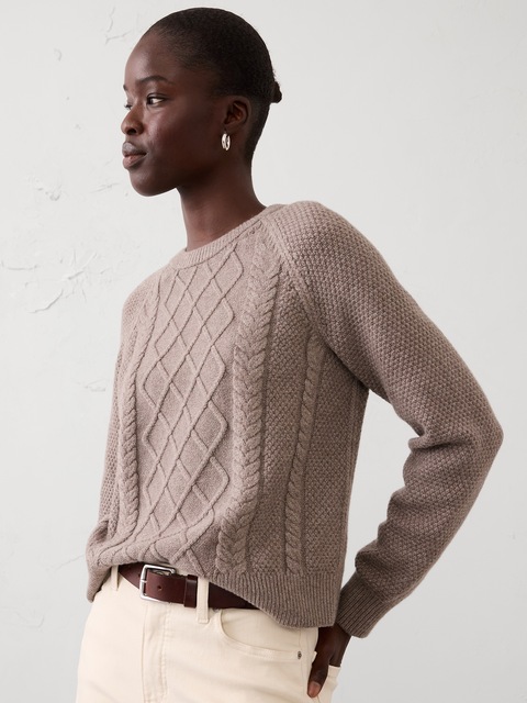 Perfectly Soft Cable Sweater