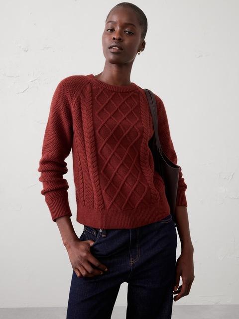 Perfectly Soft Cable Sweater
