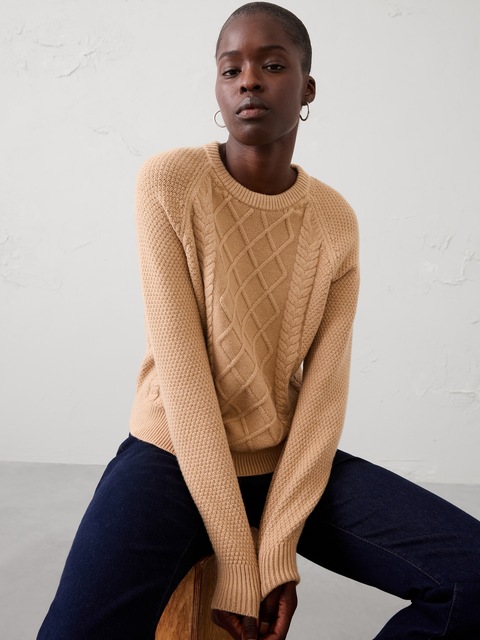 Perfectly Soft Cable Sweater