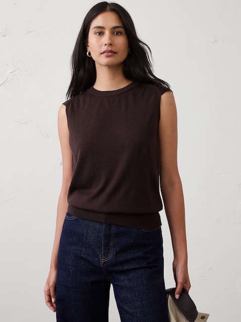 Merino Wool Shell Sweater