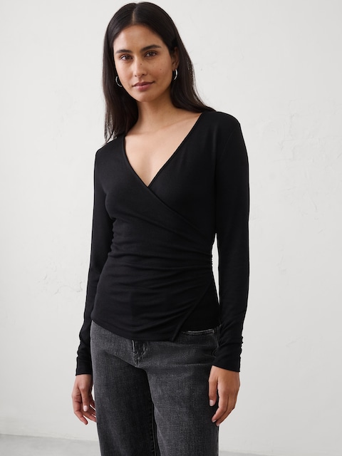 Soft Luxe Wrap Top