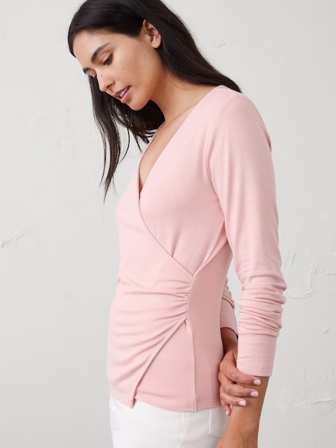 Soft Luxe Wrap Top