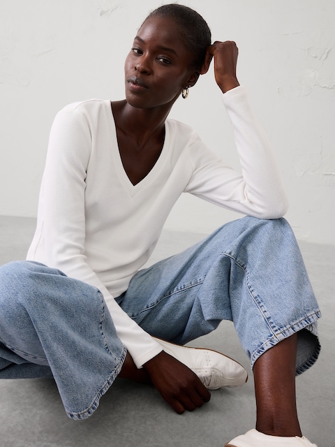 Waffle Knit T-Shirt