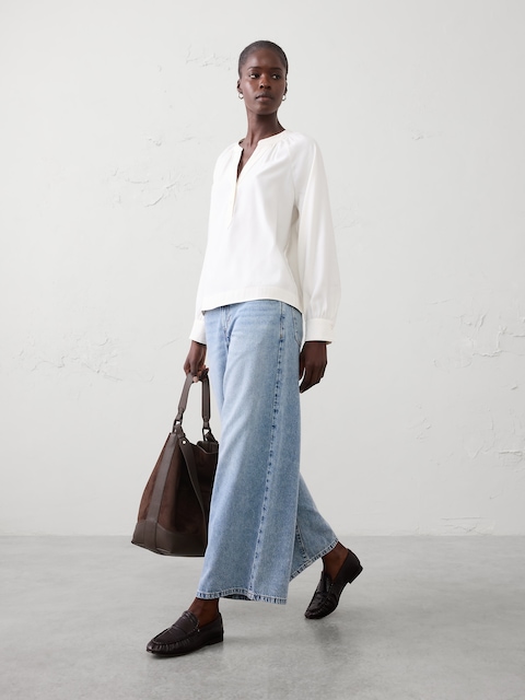 Trapunto Stitch Blouse