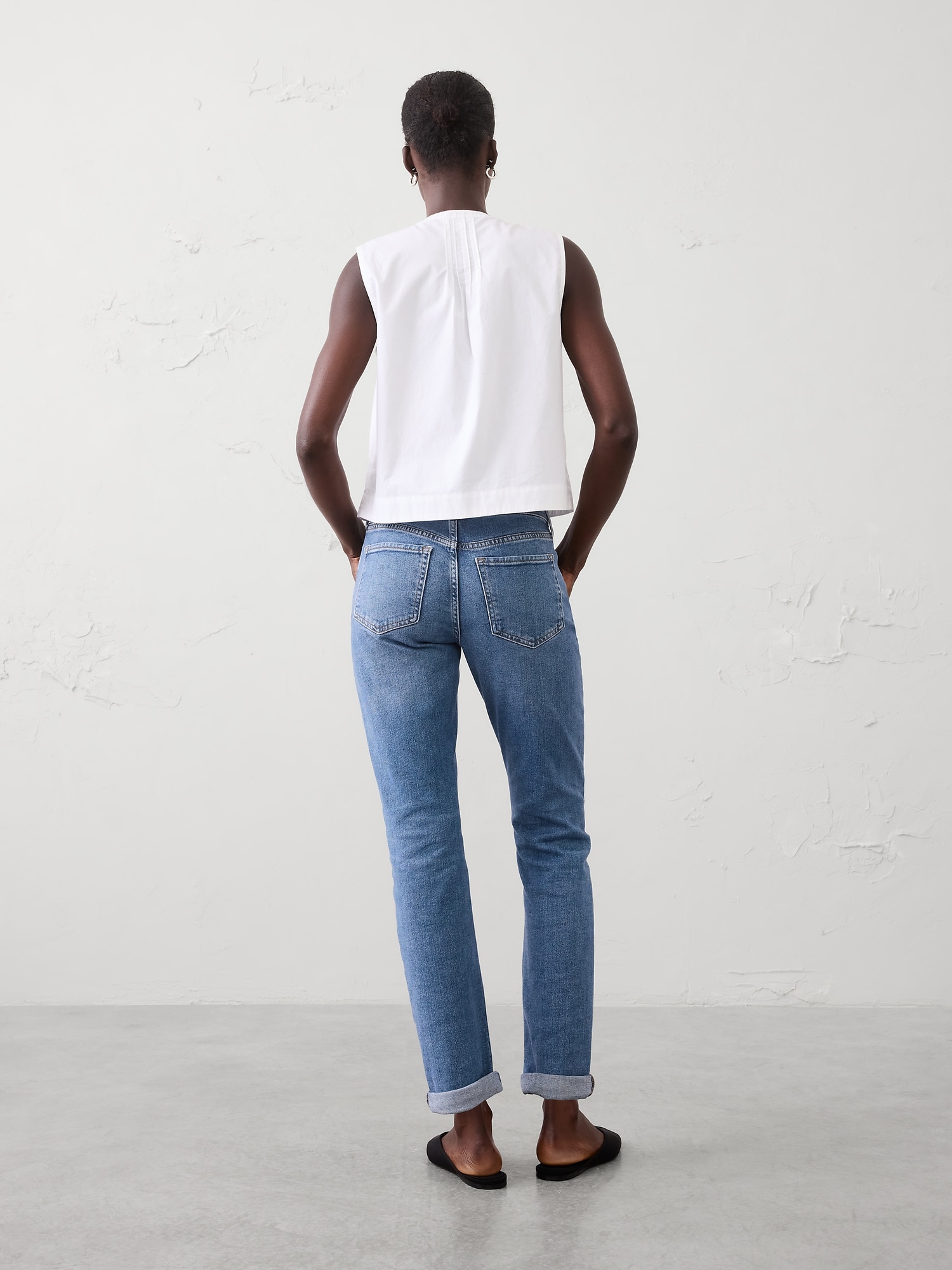 Image number 8 showing, Girlfriend Mid-Rise Jean
