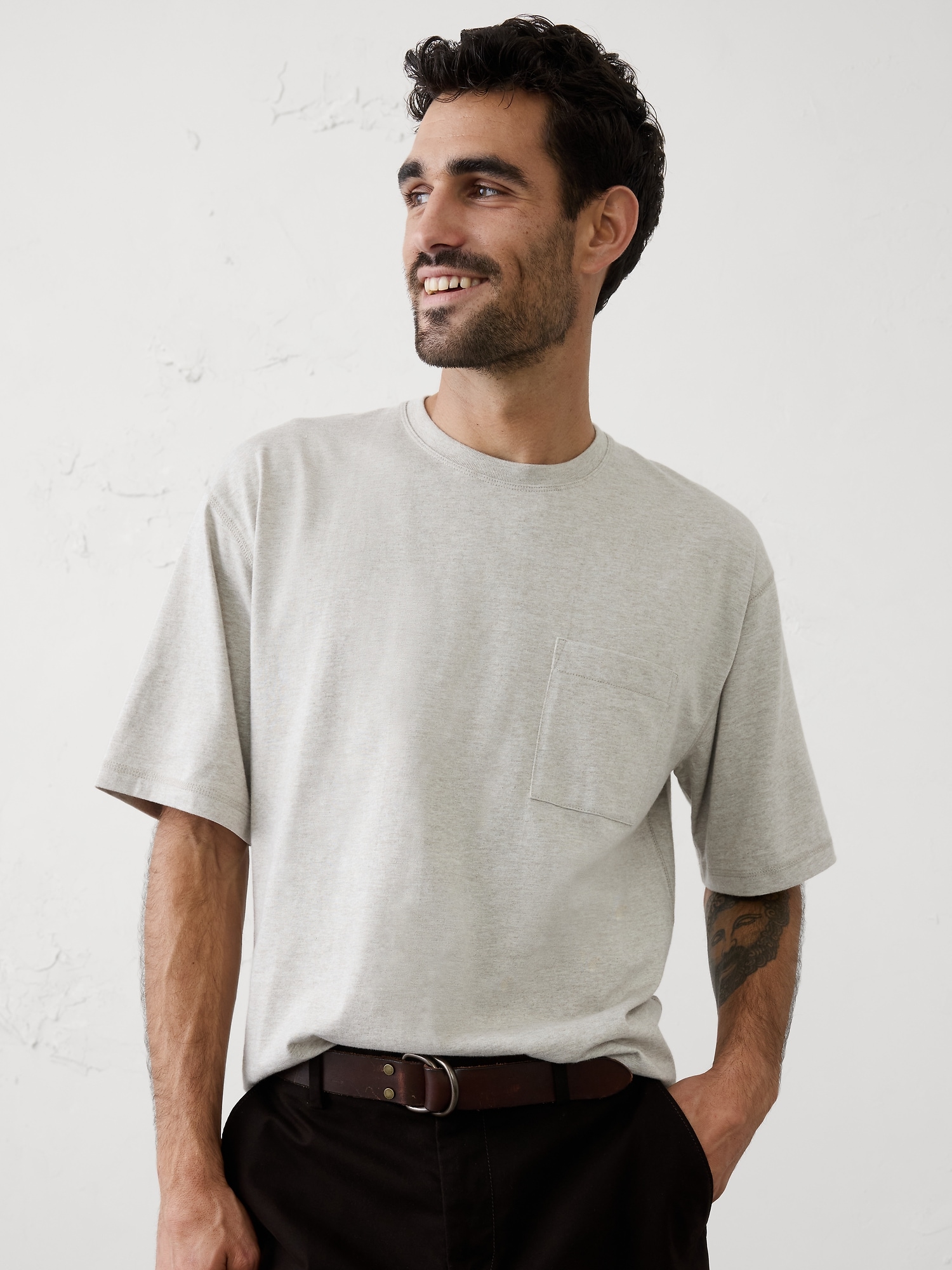 Image number 1 showing, Relaxed-Fit Midweight T-Shirt