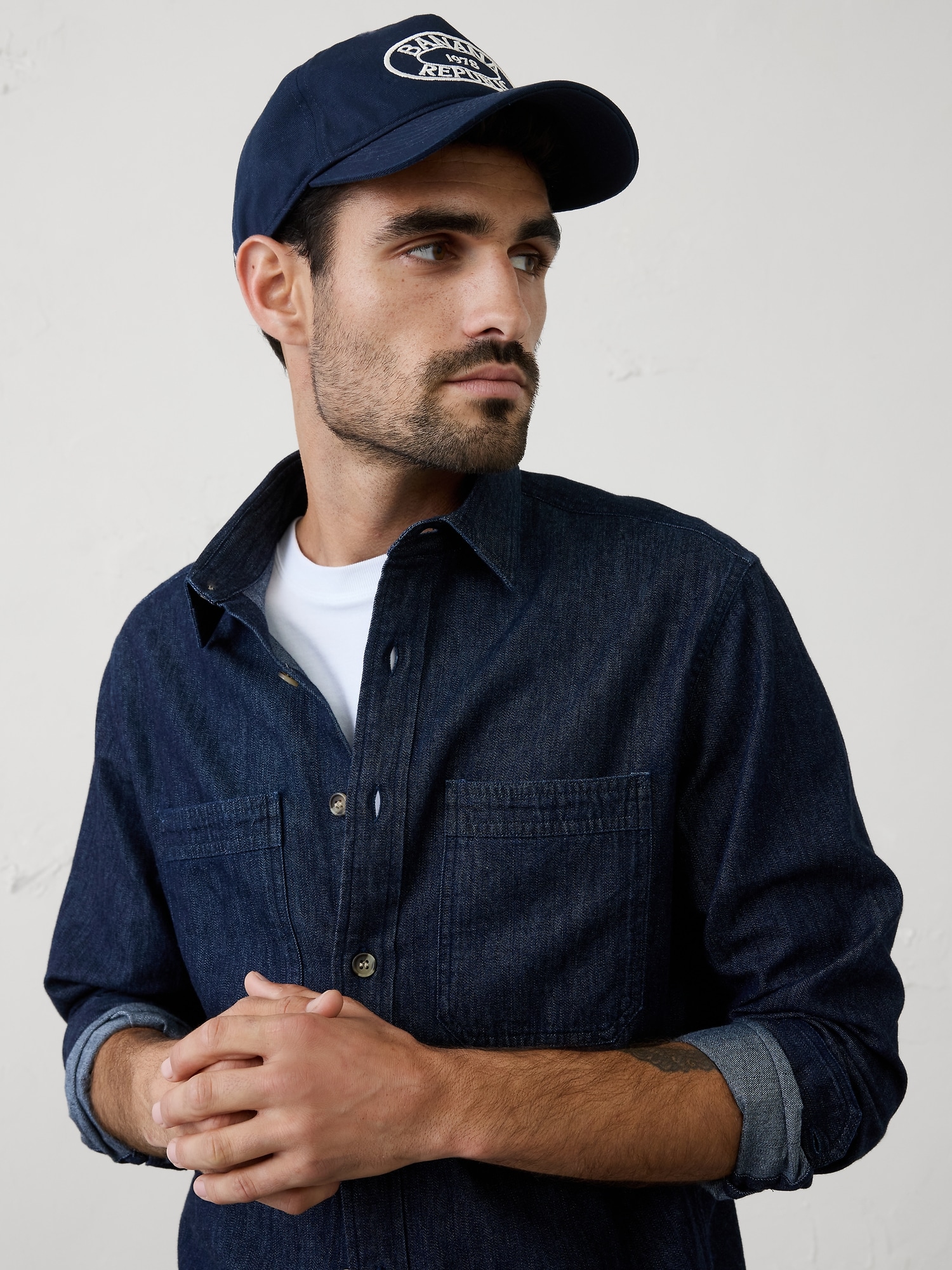 Image number 3 showing, Standard-Fit Denim Heritage Shirt
