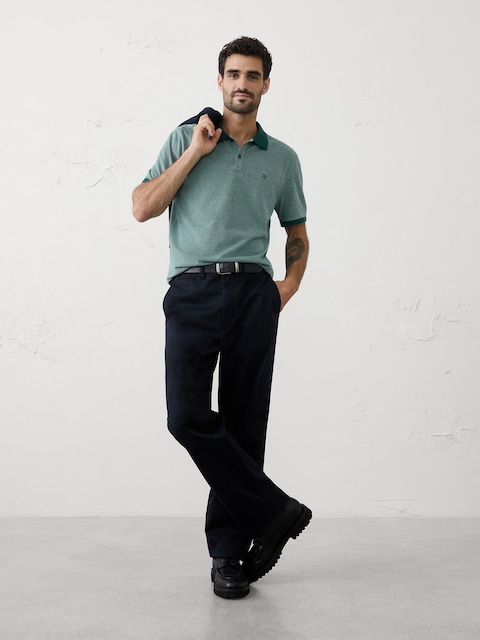 Standard-Fit Pique Polo