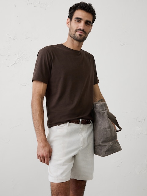 Standard-Fit Premium Wash Crew-Neck T-Shirt