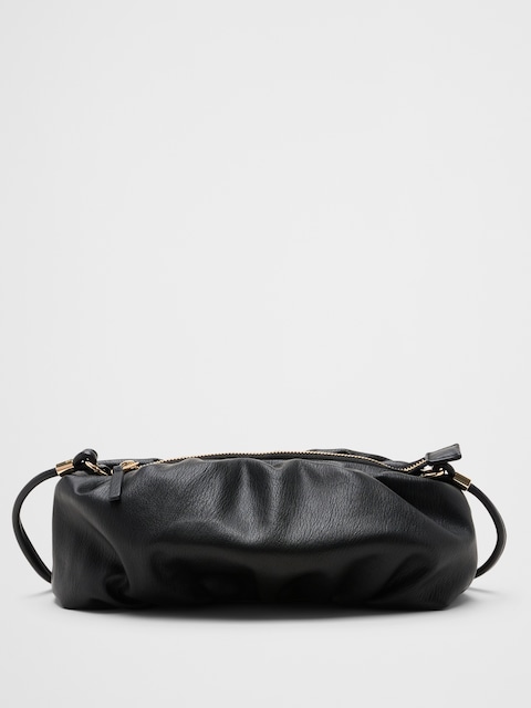 Vegan Leather Cloud Crossbody Bag