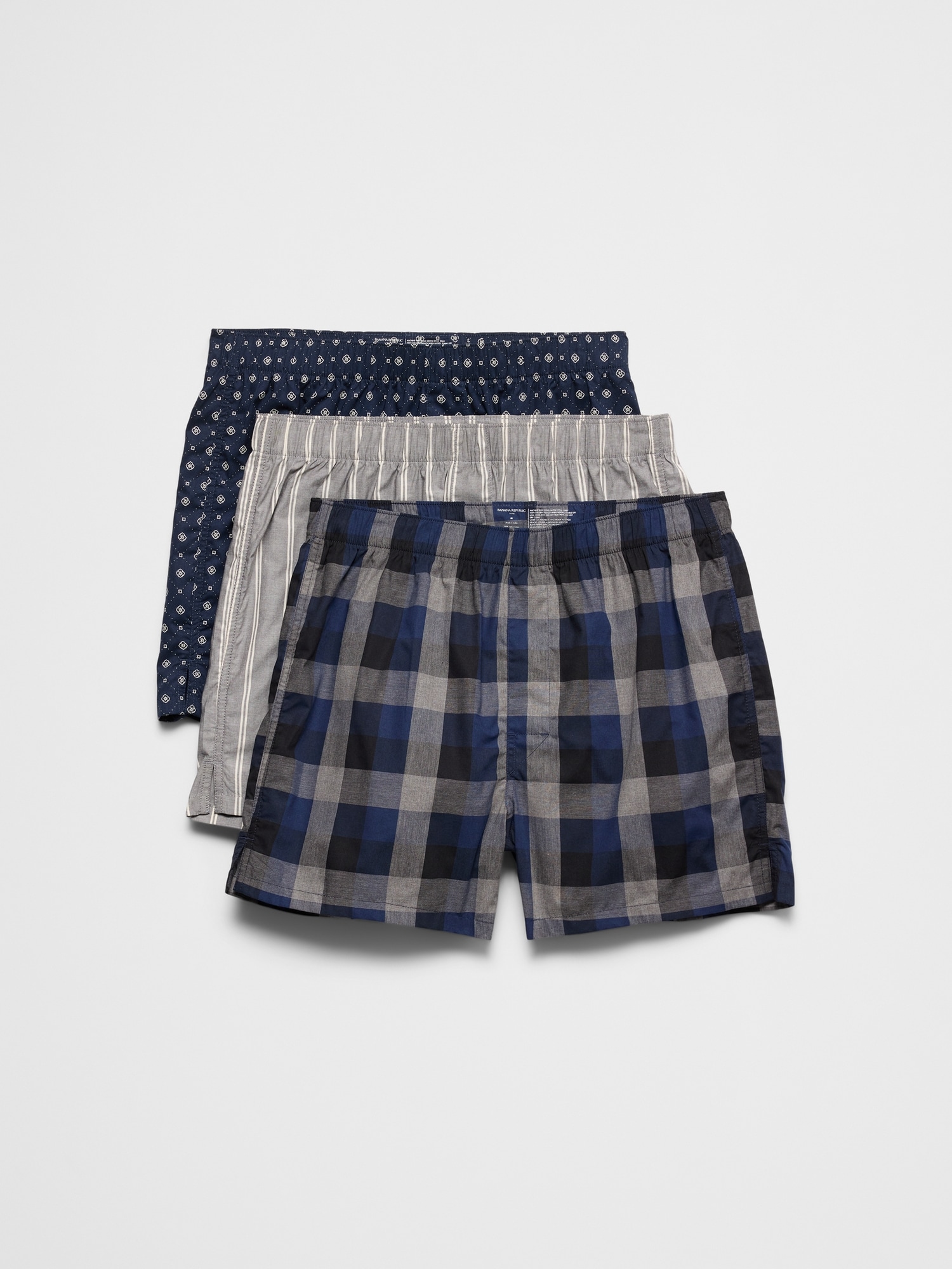 Image number 1 showing, Cotton Boxers (3 Pack)