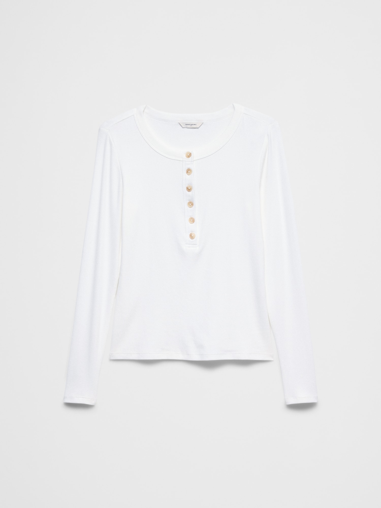 Image number 4 showing, Ribbed Henley T-Shirt