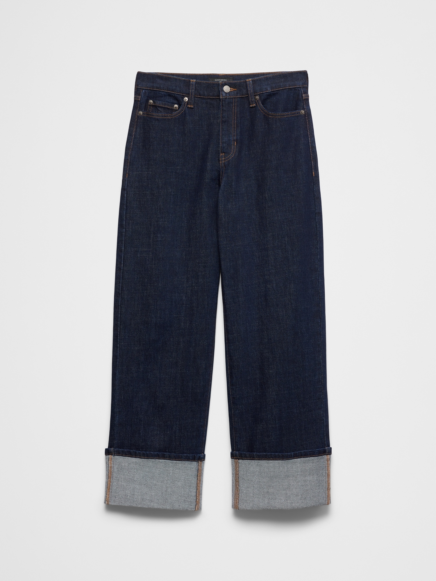 Image number 4 showing, Straight High-Rise Jean