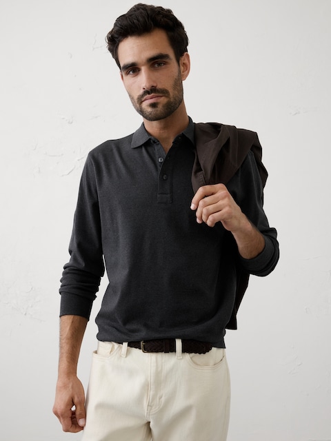 Standard-Fit Luxe Touch Polo