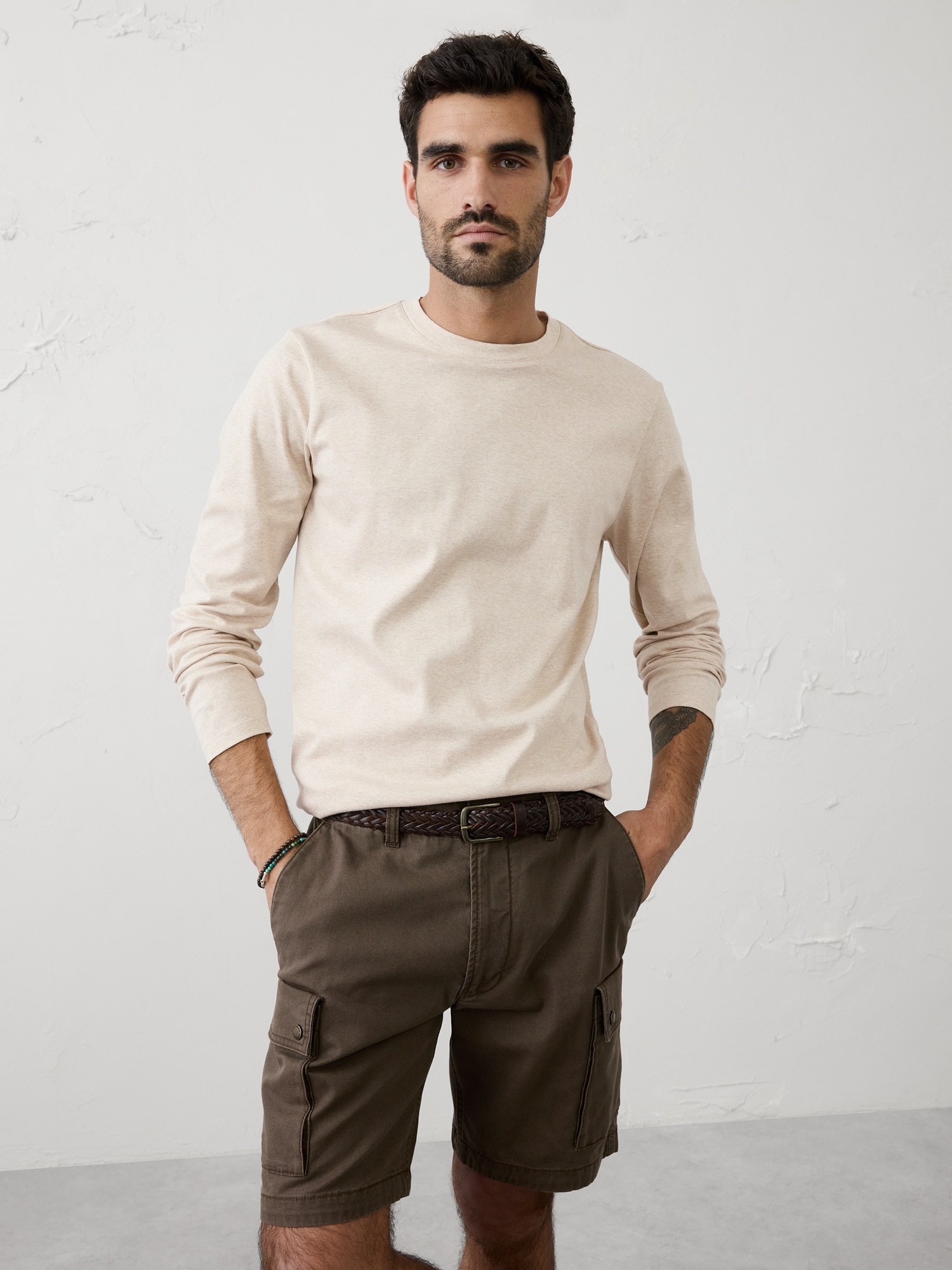 Image number 1 showing, Slim-Fit Luxe Touch Long-Sleeve T-Shirt