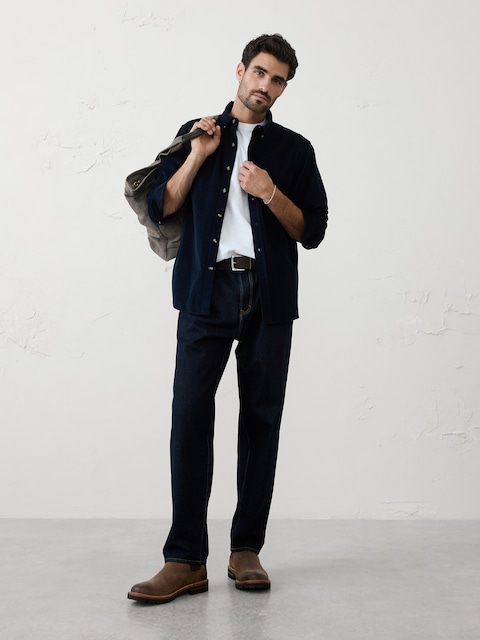 Slim-Fit Fine Wale Corduroy Shirt