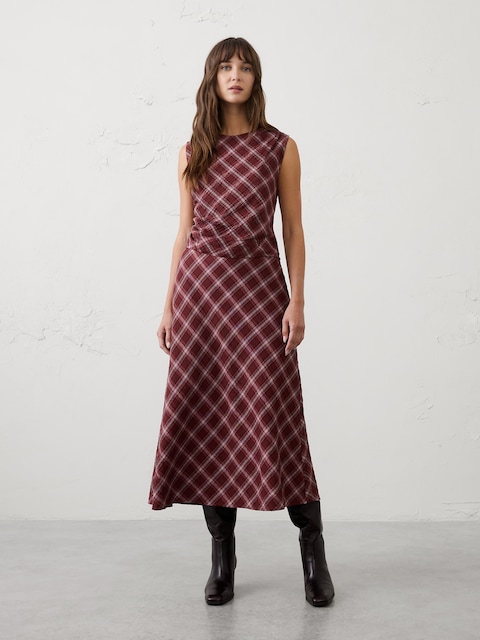 Ruched High-Neck Top