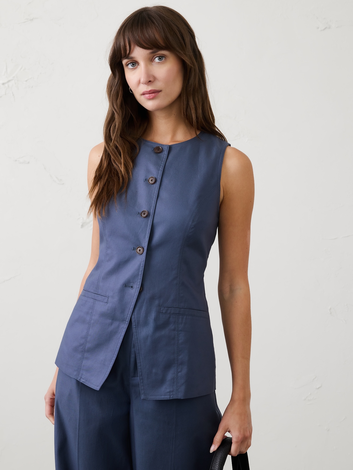 Image number 1 showing, Long Vest